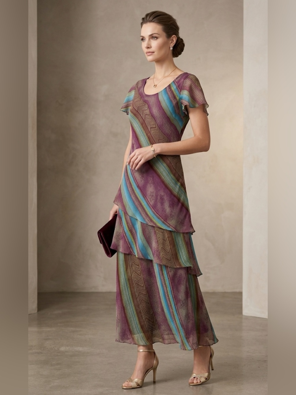 Vintage Phool Assimetrical Y2K Dress